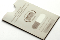 Key card holder - sleeve