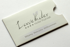 Key card holder - sleeve