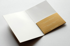 Key card holder - folder with pocket