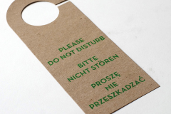 Door hangers - open - print on eco cardboard