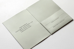 Key card holder - folder with pocket