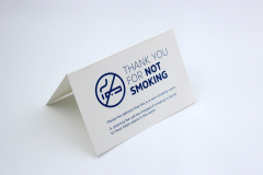Holiday Inn No Smoking sign