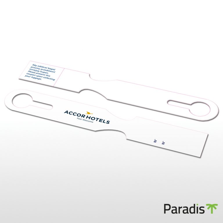 Accor hotel luggage labels Hotel printing supply