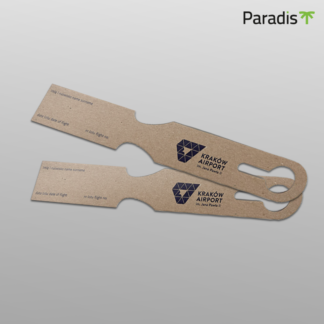 Luggage Tag Nr. 1 on EcoKraft 210g recycled paper - Print on demand