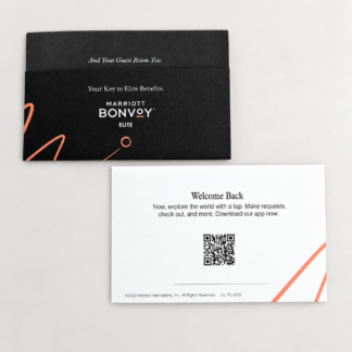 Hotel Key card holder (horizontal pocket) 4+4 (CMYK)
